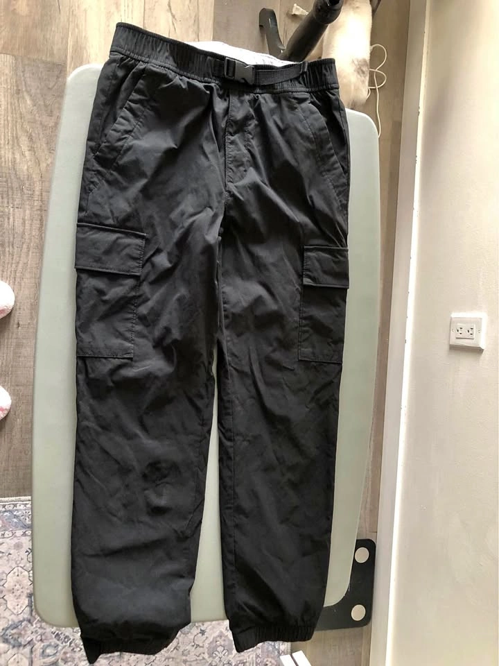 Gap Kids XL (12) Black Cargo Joggers