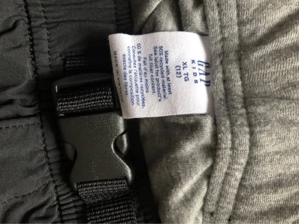 Gap Kids XL (12) Black Cargo Joggers - photo 3