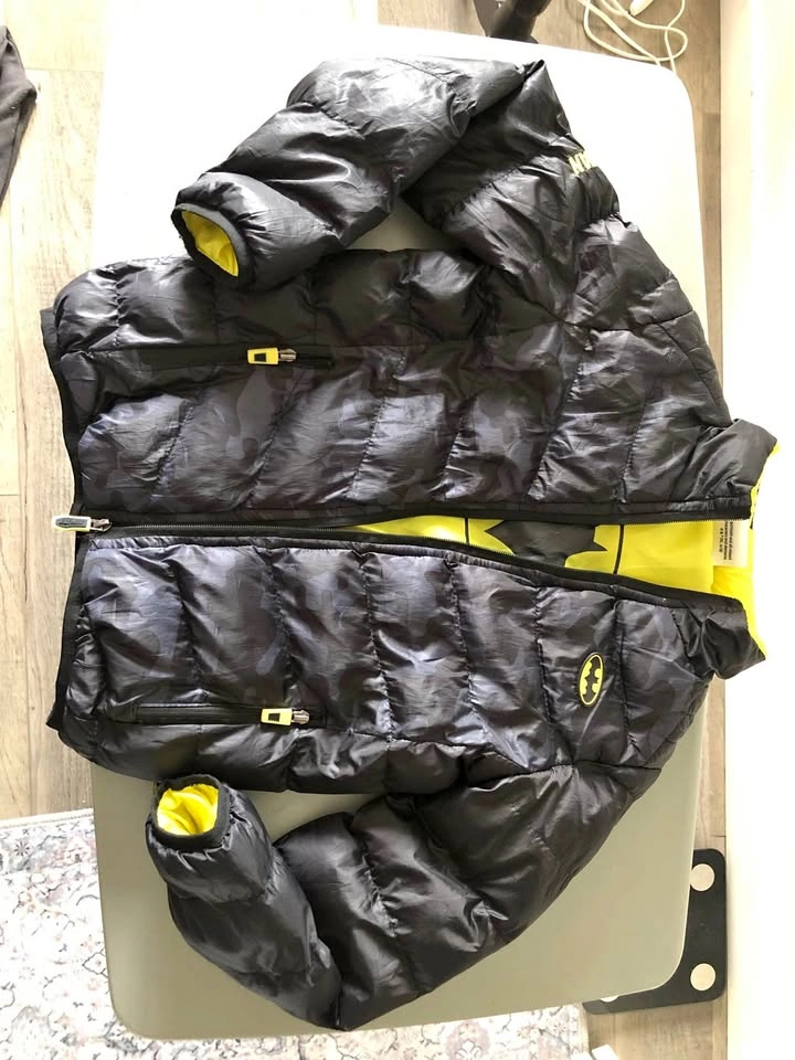 Batman Camo Puffer Jacket size 8