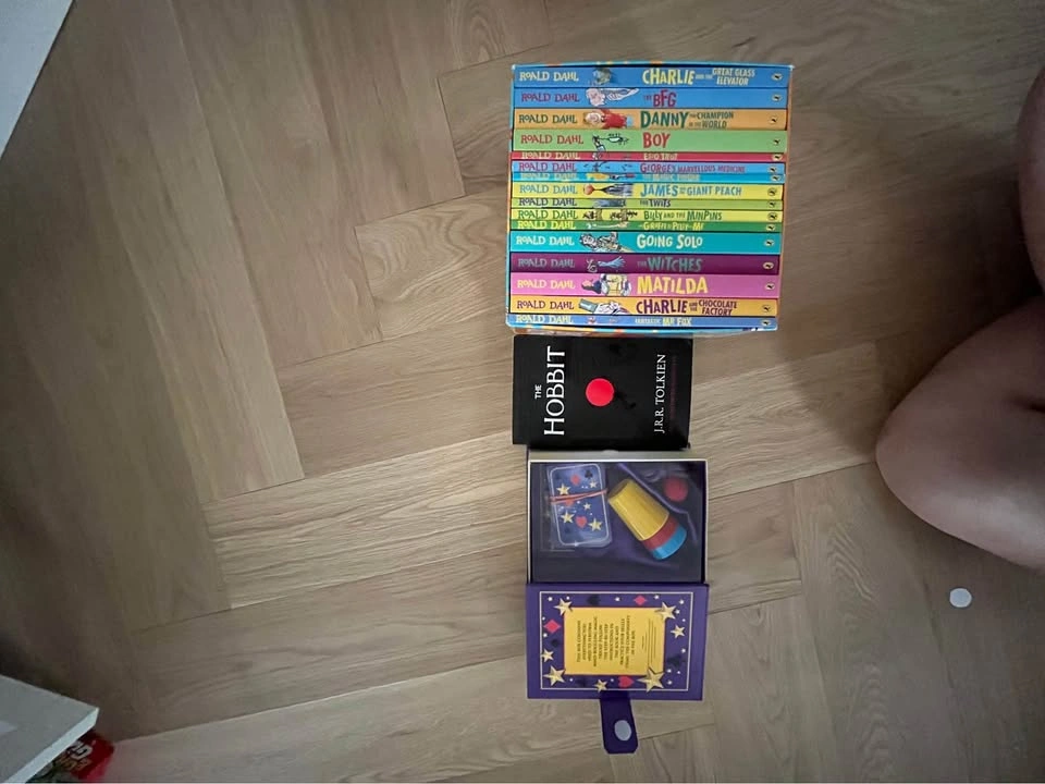 Roald Dahl 16 Book Box Set, The Hobbit, and Magic Trick Set - photo 2