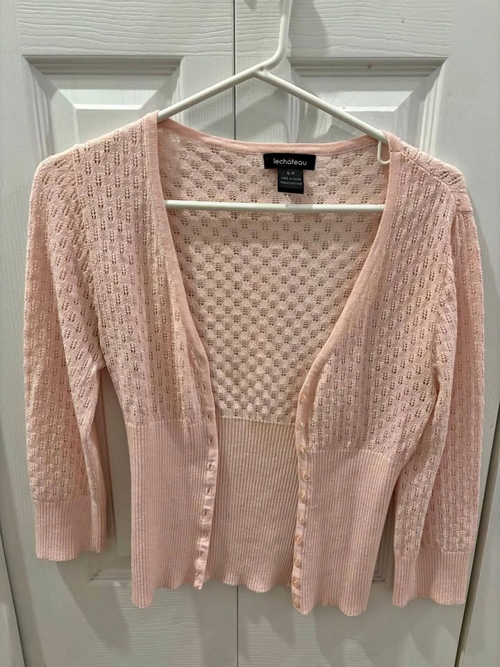 Le Chateau Women’s Button Up Sweater (Size Small)