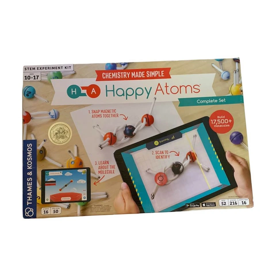 Thames & Kosmos Happy Atoms Magnetic Molecular Modeling Set - photo 2