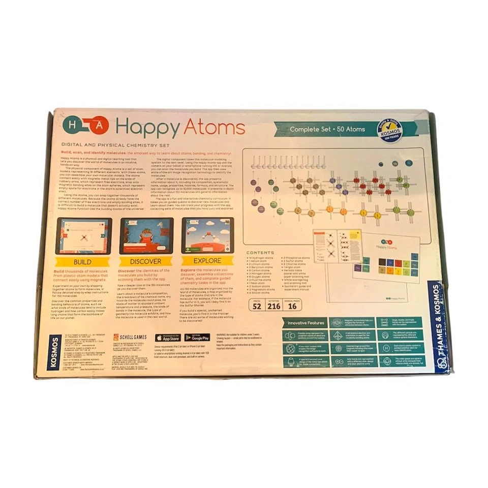Thames & Kosmos Happy Atoms Magnetic Molecular Modeling Set - photo 4