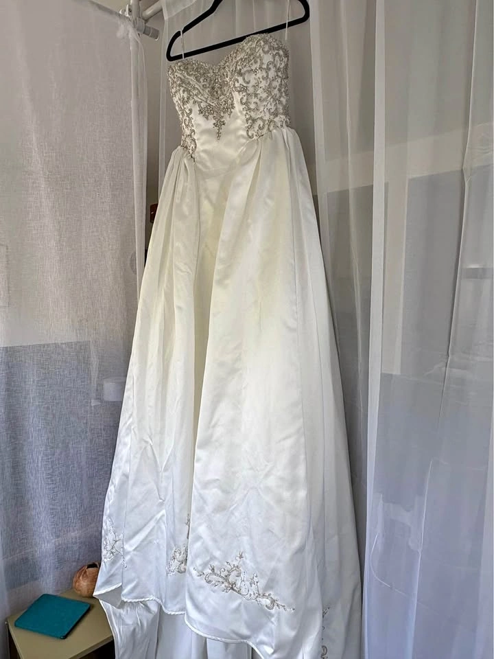 Royal Sophia Tolli Beaded Satin Wedding Dress