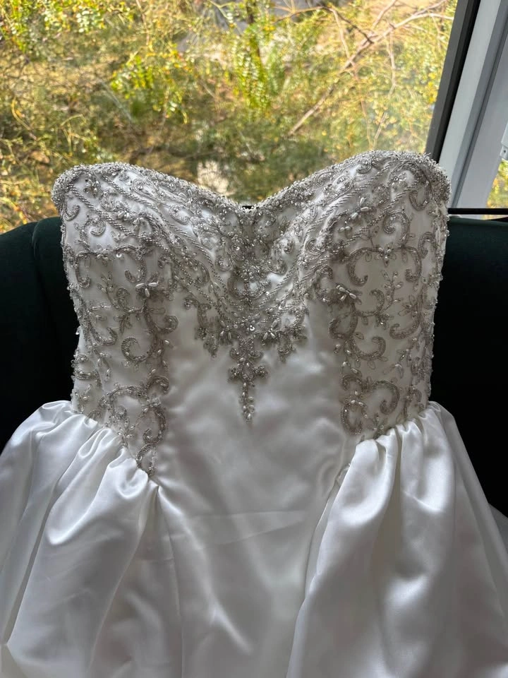 Royal Sophia Tolli Beaded Satin Wedding Dress - photo 2