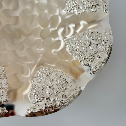 Vintage Silver Plated Footed Fruit Centerpiece Bowl Quist - photo 3