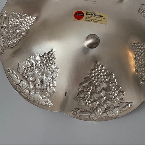 Vintage Silver Plated Footed Fruit Centerpiece Bowl Quist - photo 5