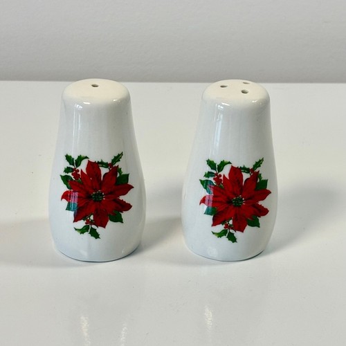 Gibson Design Poinsettia Holiday Collection Salt & Pepper Shaker - photo 2
