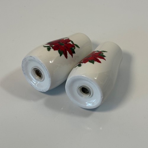 Gibson Design Poinsettia Holiday Collection Salt & Pepper Shaker - photo 4