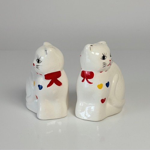 1980s Ron Gordon Designs Vintage Porcelain Cats Salt & Pepper Sh - photo 2