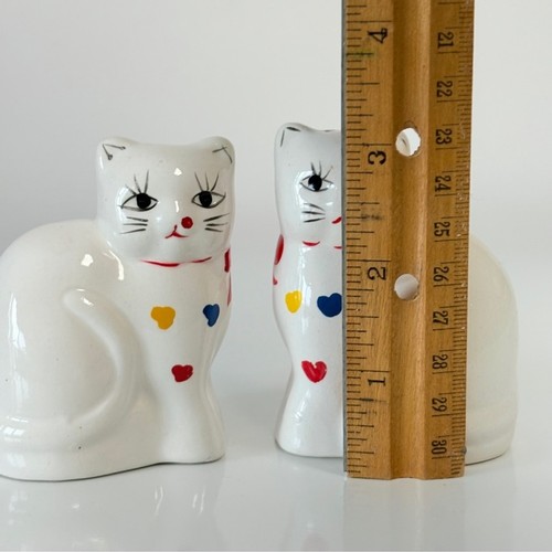 1980s Ron Gordon Designs Vintage Porcelain Cats Salt & Pepper Sh - photo 5