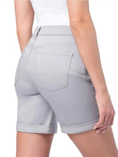 NEW Parasuco Denim Shorts Grey Classic Fit with Tummy Control Si - photo 2