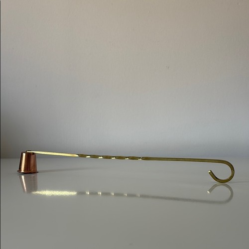 Vintage Brass and Copper Candle Snuffer Twist