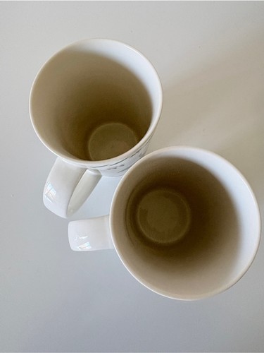Kent Pottery Fine Bone Coffee Tea Mugs Plum Cherry Cherries Frui - photo 5