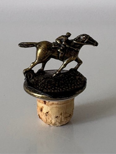 Blanton's Single Barrel Bourbon Bottle Horse & Jockey Stopper T