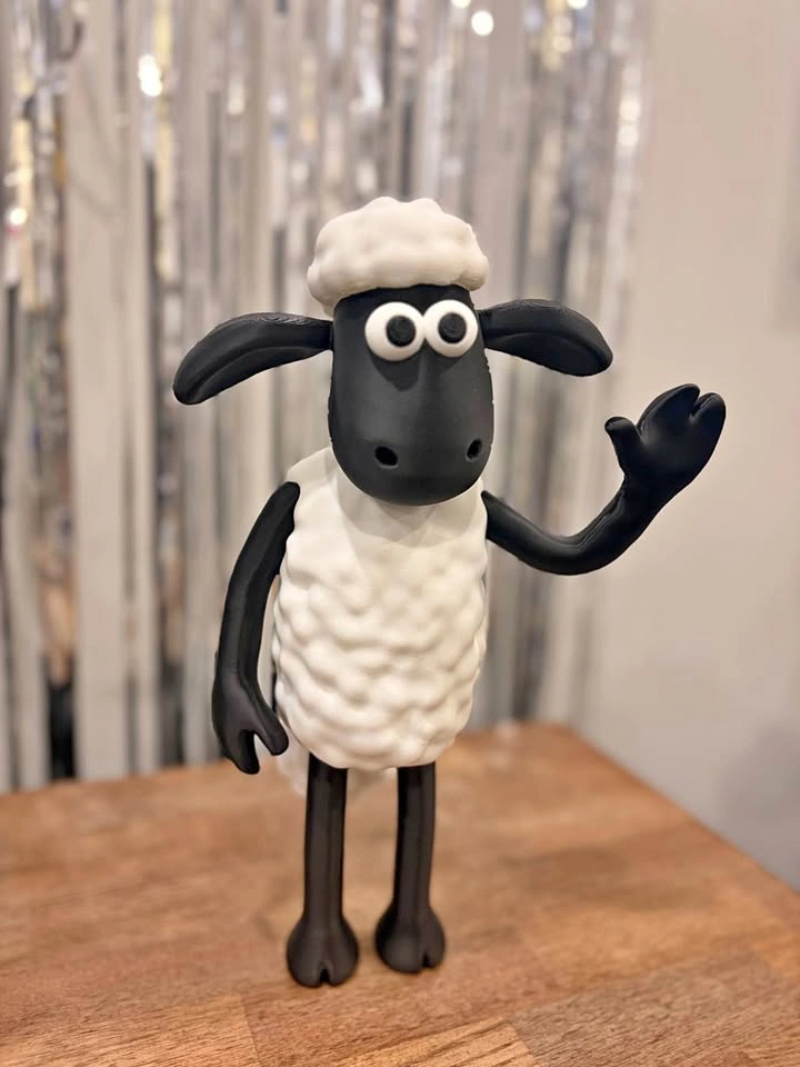 Shaun the Sheep 3D Printed Figure
