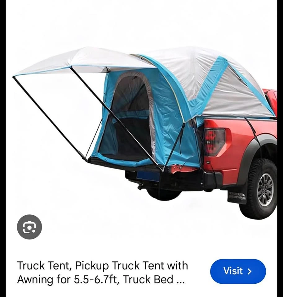 Truck Tent, Pickup Truck Tent with Awning for 5.5-6.7ft Bed