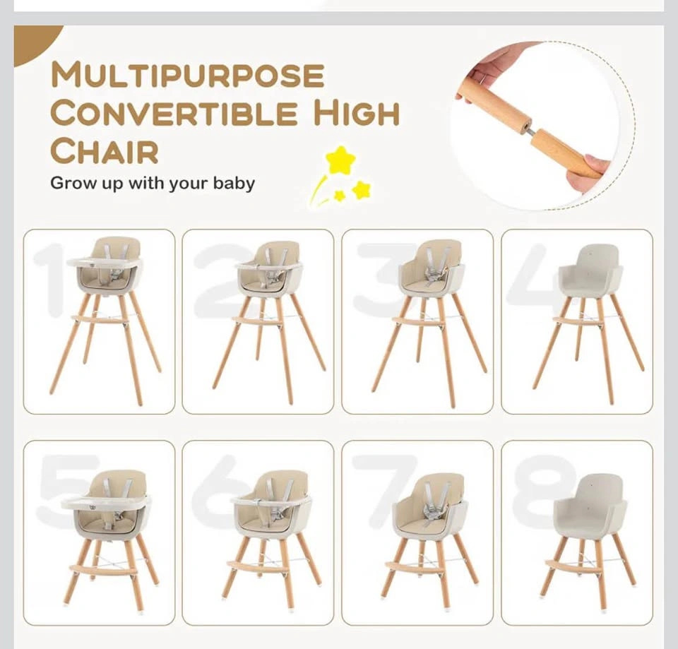 Baby Joy Convertible High Chair Brand new Sealed - photo 4