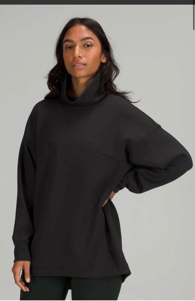 Lululemon Modal-Blend Turtleneck Tunic – Size 4 – Black - photo 2