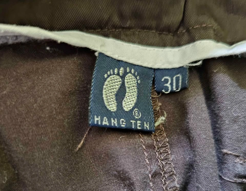 HANG TEN Women's Dark Brown Cotton Utility Cargo Mini Skirt - photo 3
