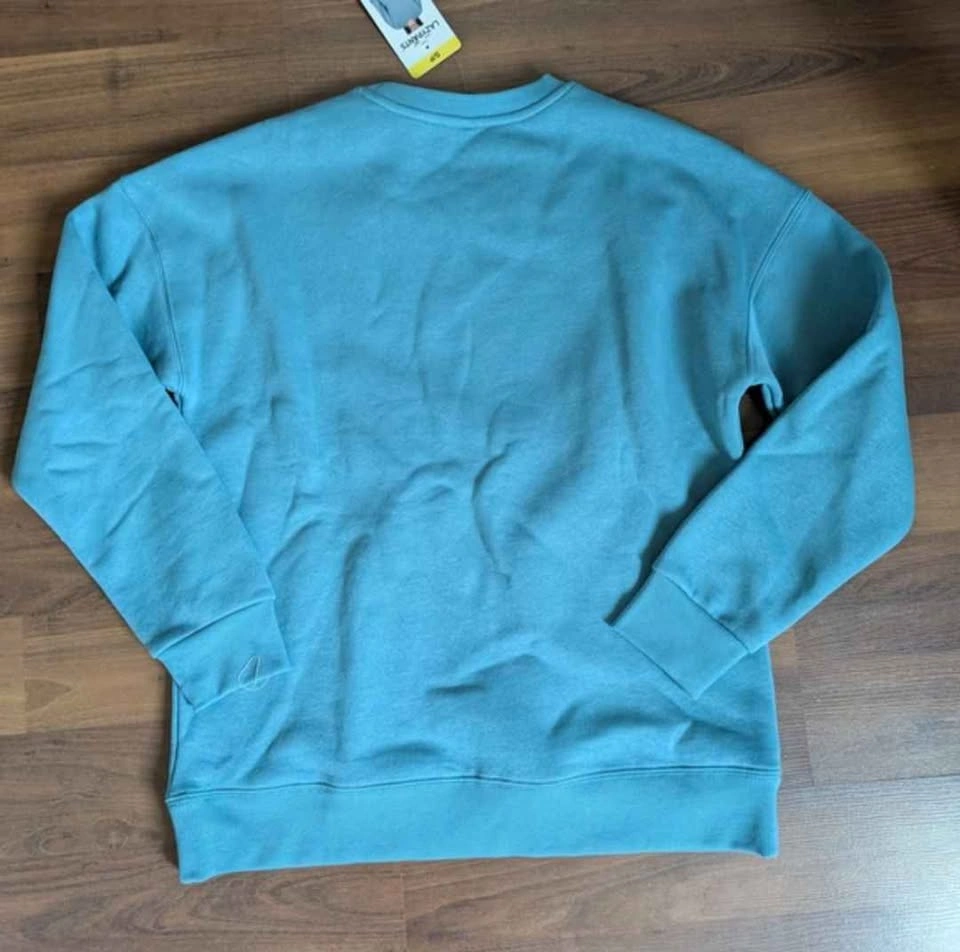 🏈BNWT Lazypants Teal Crewneck Sweatshirt for women - photo 3