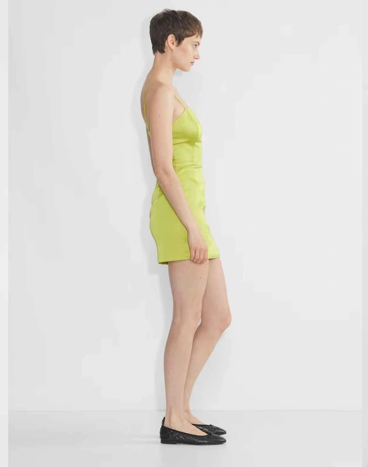 🏈BNWT Aritzia Sunday Best Shimmer Satin Mini Dress - photo 3