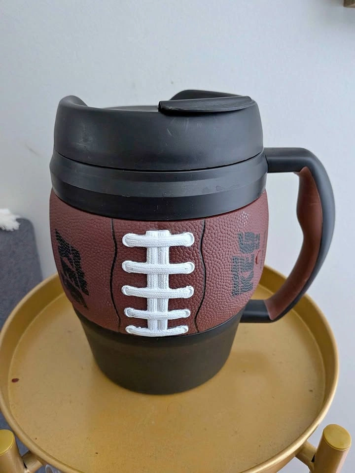 🏈52 oz Football Travel Mug