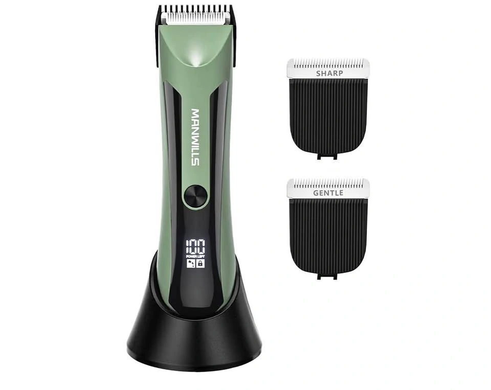 Waterproof Body Trimmer with Ceramic Blades Adjustable Lengths