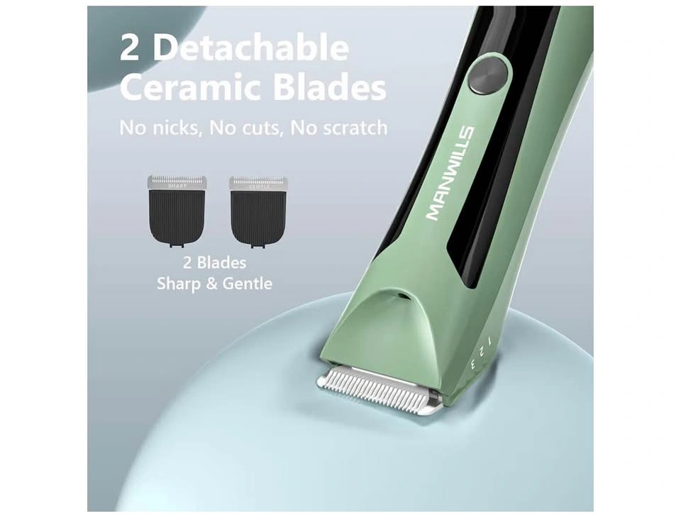Waterproof Body Trimmer with Ceramic Blades Adjustable Lengths - photo 2