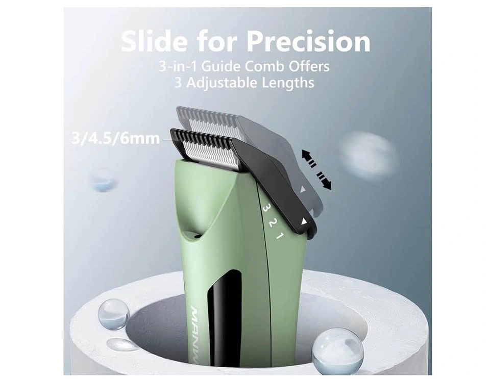 Waterproof Body Trimmer with Ceramic Blades Adjustable Lengths - photo 3