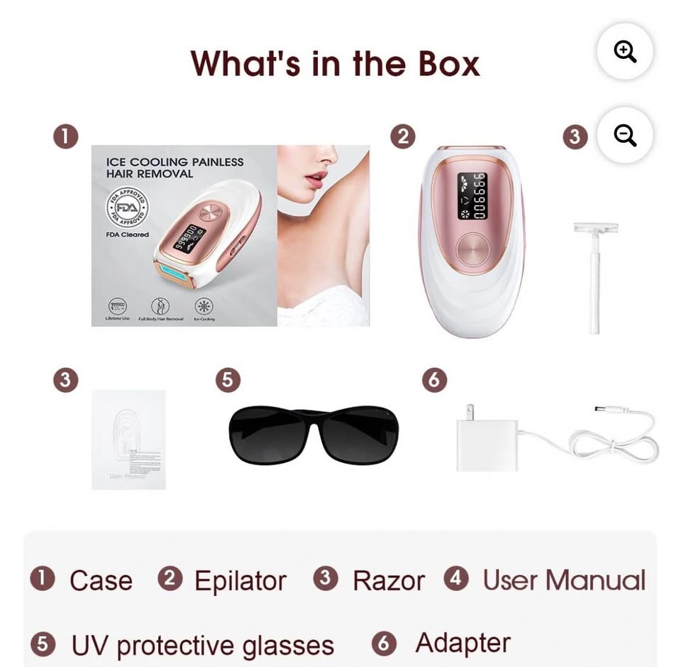 IPL Ice Cooling Painless Hair Removal Device - photo 5