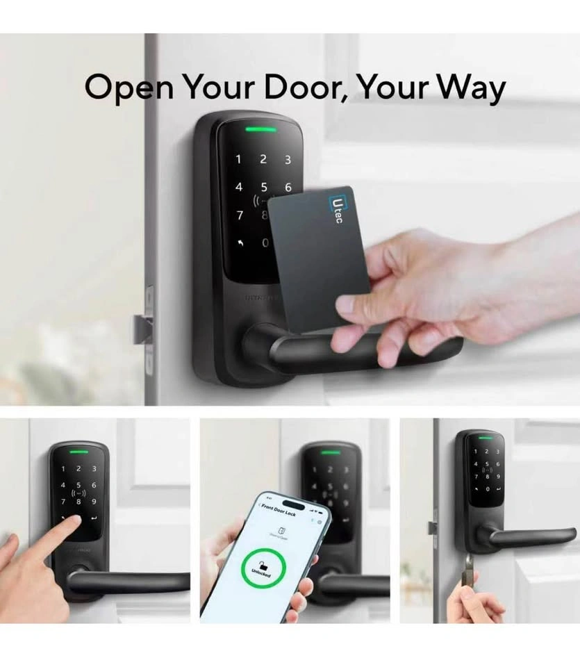 U-tec Ultraloq Smart Door Lock Keypad Lever Handle - photo 3