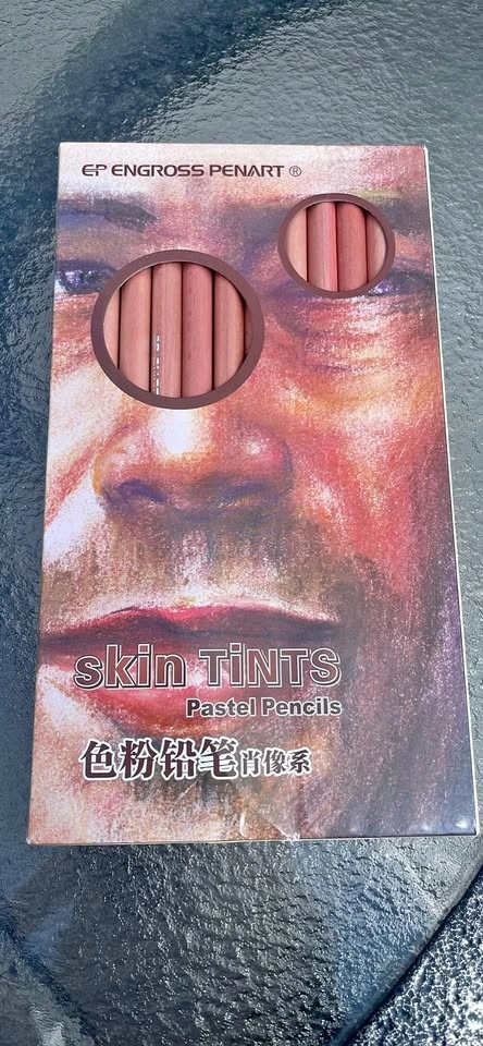 12 Professional Skin Tone Soft Pastel Pencils