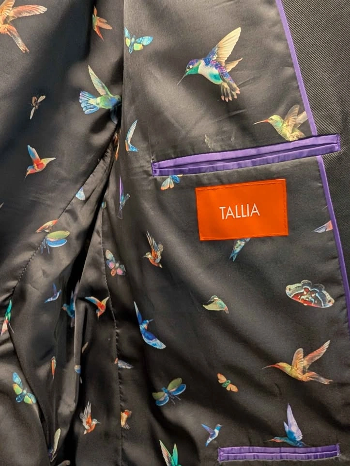 Men's Talia orange blazer big and tall - photo 3