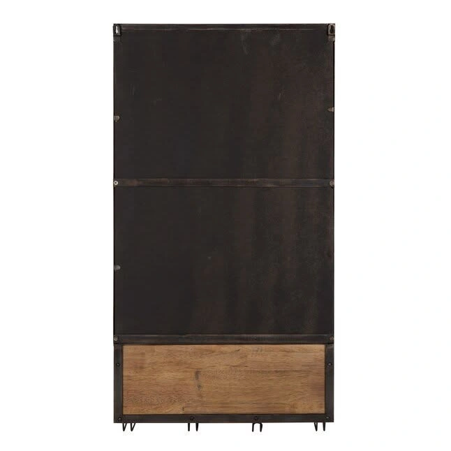 Entryway Mirror with Shelf & 4 Coat Hooks - 20" x 37.5" - photo 5