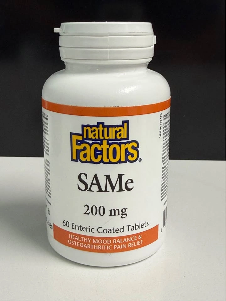 Natural Factors SAMe 200 mg - 60 Enteric Coated Tablets - photo 2