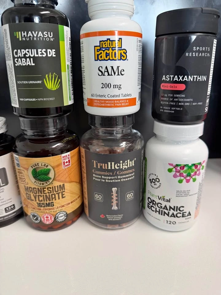 Supplements & Vitamins - $25 per bottle