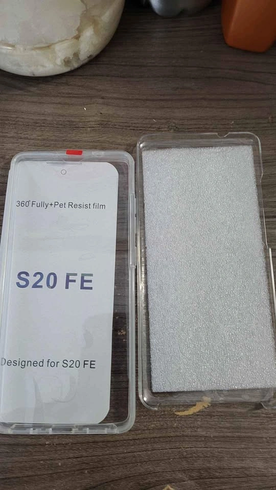 360° Full Case + Screen Protector for Samsung S20 FE White