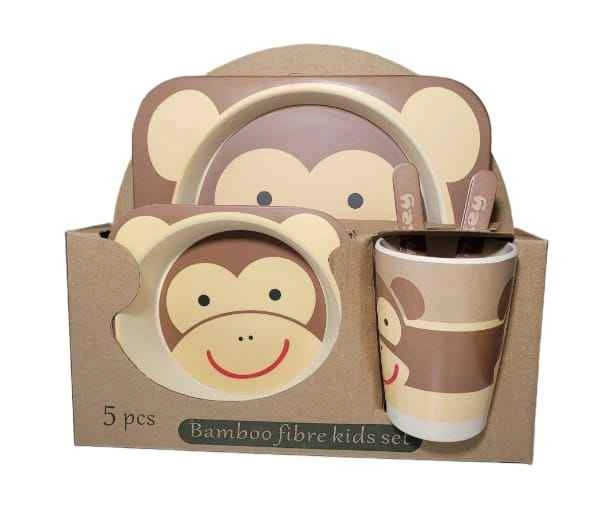 Bamboo fibre kids set eco friendly - photo 2