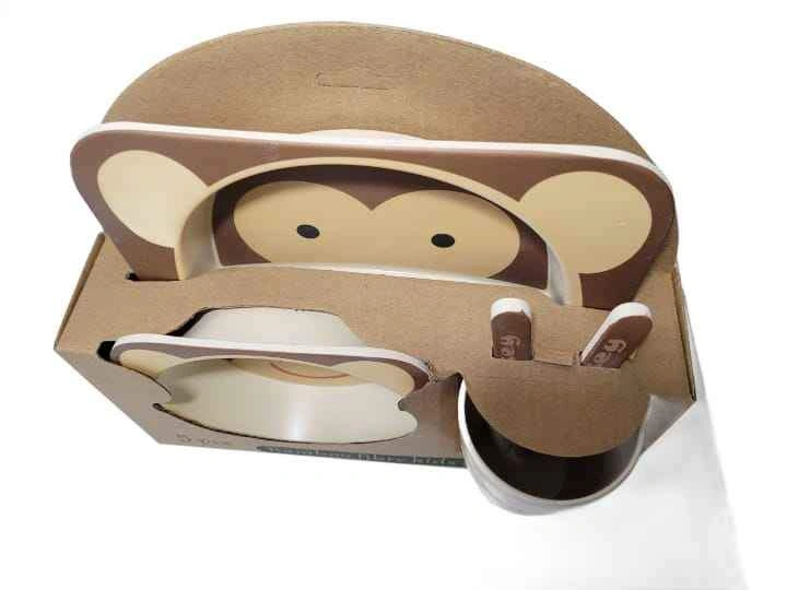 Bamboo fibre kids set eco friendly - photo 4