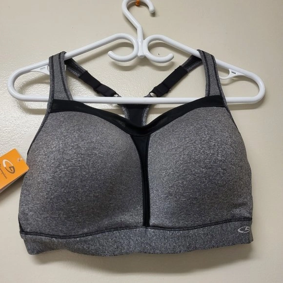 Champion Sports Bra grey and black color in size 38DD - photo 2