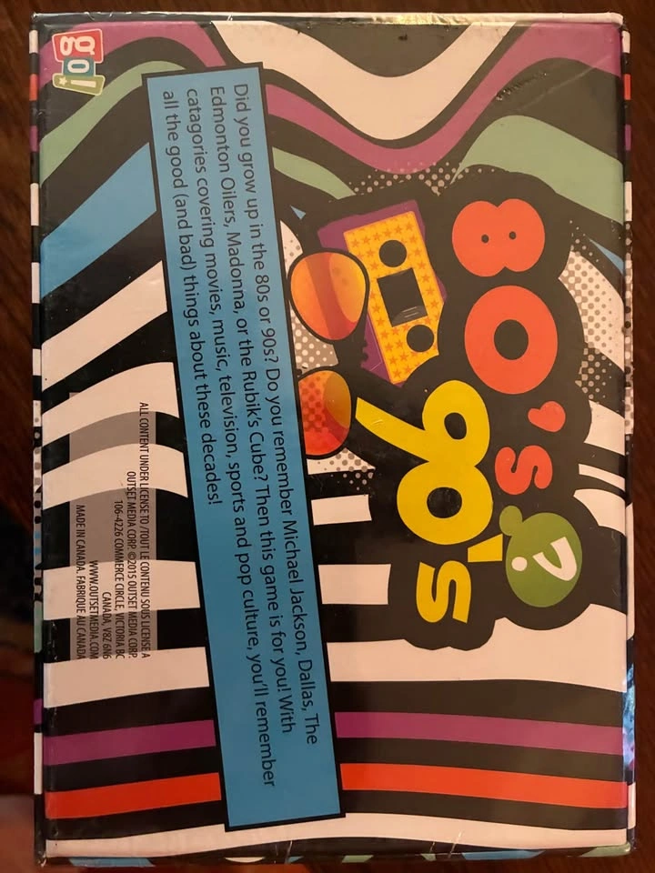 Brand New 80’s 90’s Trivia Game - photo 2