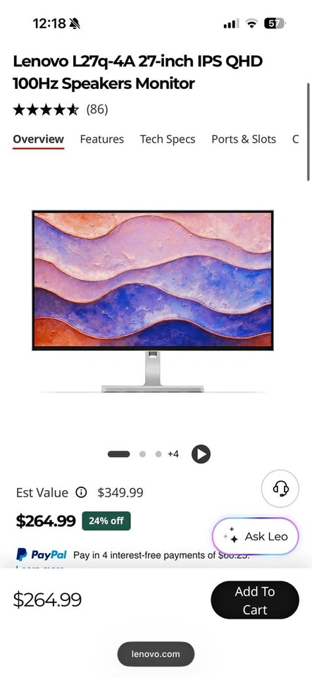 Lenovo monitor
