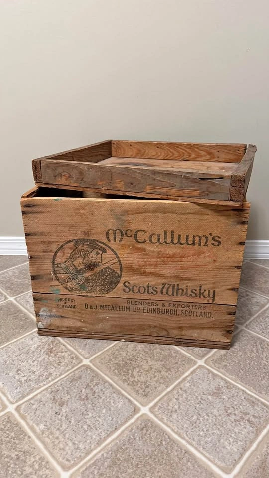 Antique Whiskey Crate