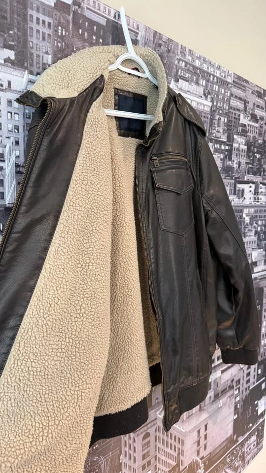 Tommy Hilfiger XXL Leather Bomber Jacket - photo 2