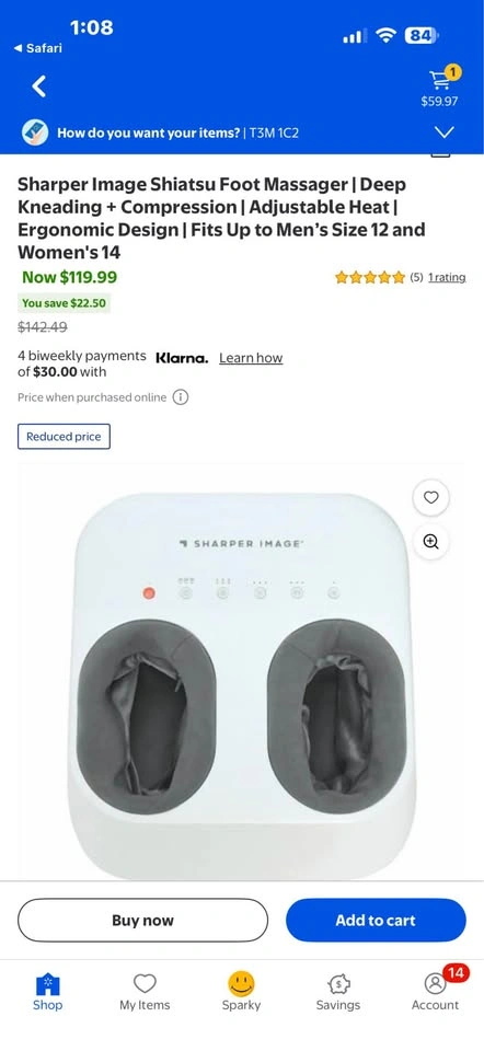 Sharper Image Foot Massager - photo 3
