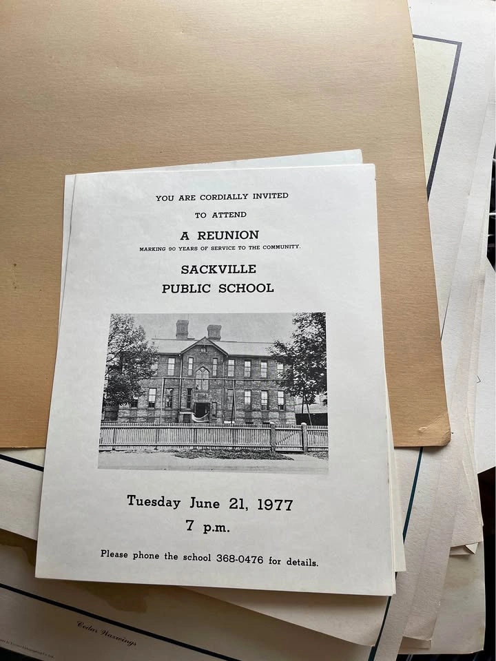 Sackville hill reunion poster 1977 toronto