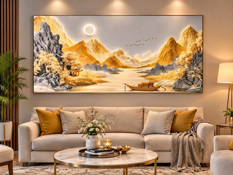 3D Landscape Canvas Wall Art 30”x60”