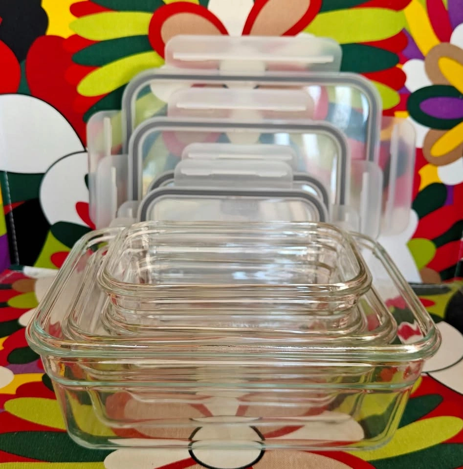 8 Glassloc Glass Storage Containers with Lids - photo 4