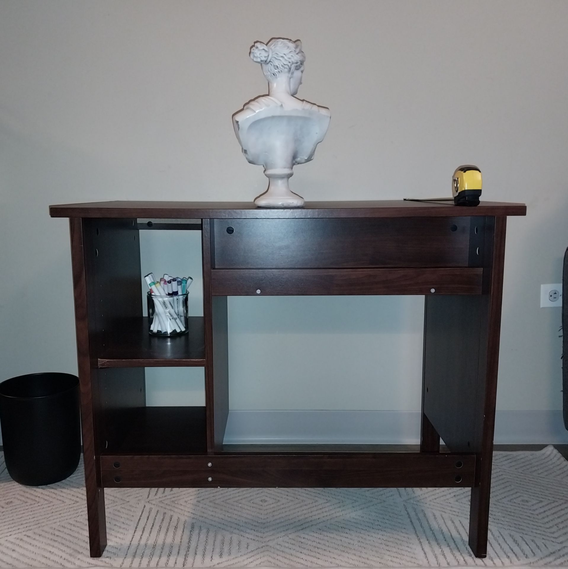 IKEA BRUSALI Desk – Dark Brown